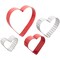 Wilton Nesting Heart-Shaped Cookie Cutters 4-Piece Set Ruffled